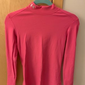 Under Armour hot pink dry fit shirt
